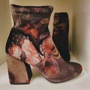 Chunky Heel Ankle Boots 7.5